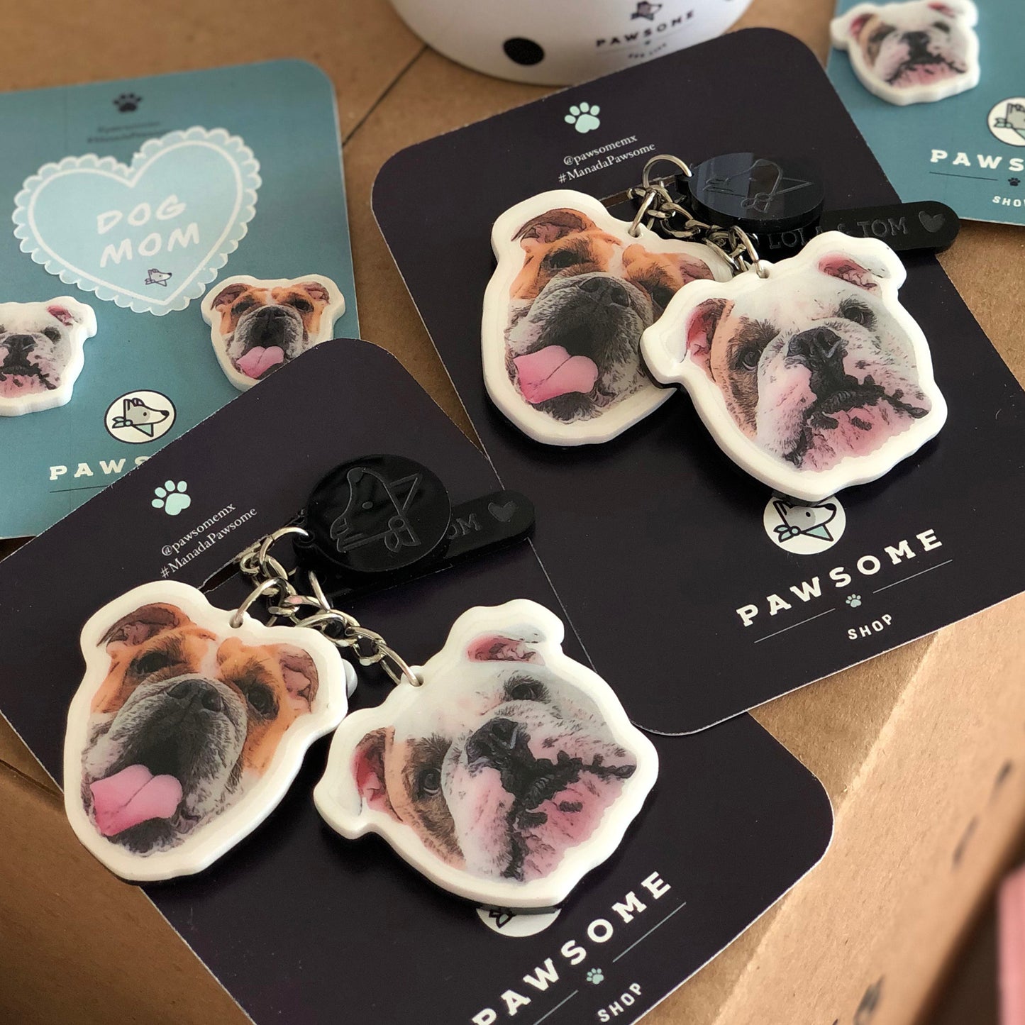 Llavero Personalizado DOS Caritas | Pawsome SHOP