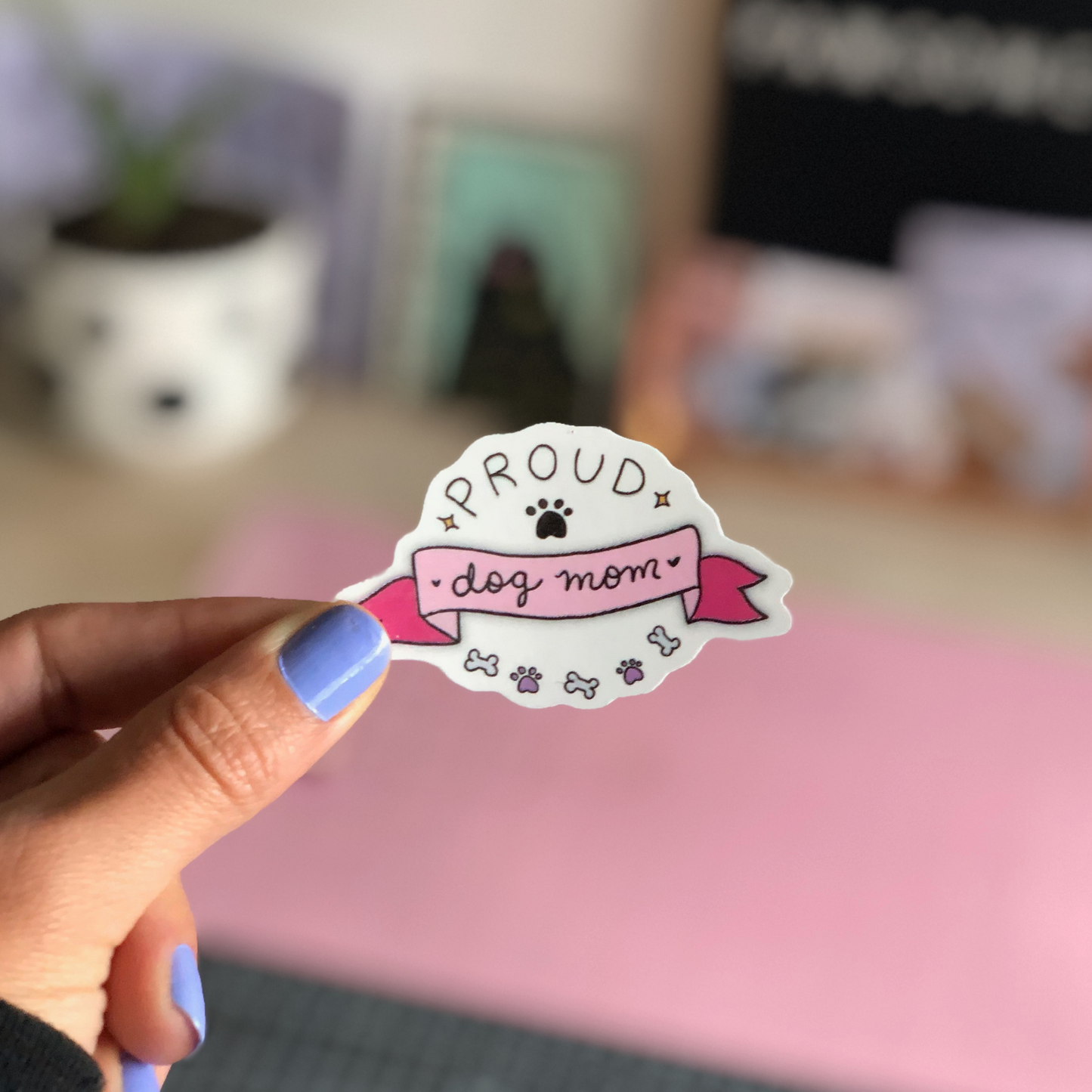 Dog Mom Sticker Set