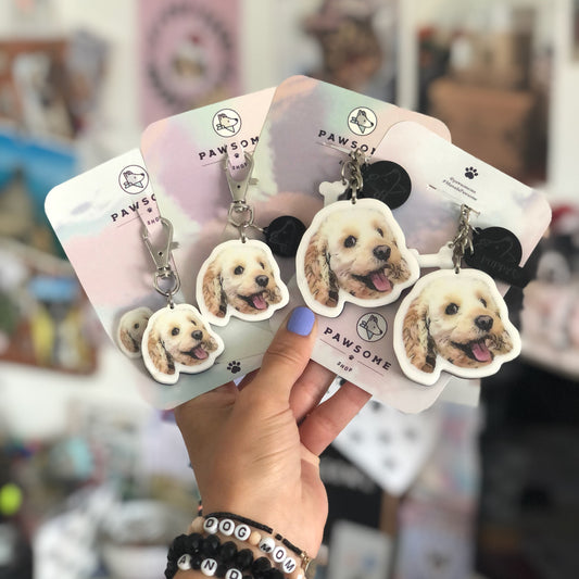 Family Kit | Placa ID + DOS Llaveros + BAG CHARM de Regalo