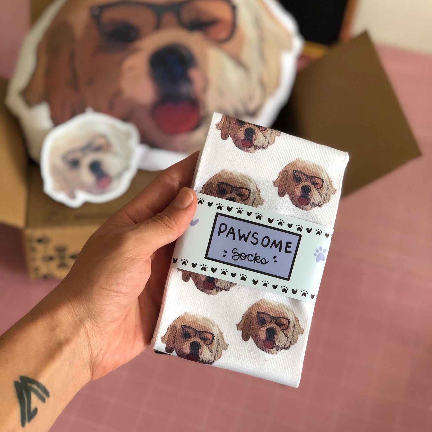 Calcetas Personalizadas | Pawsome Socks