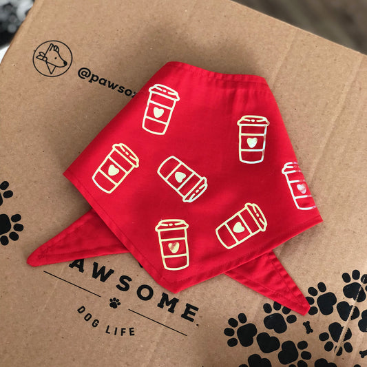 Bandana (RED) Holographic Capuccino Love