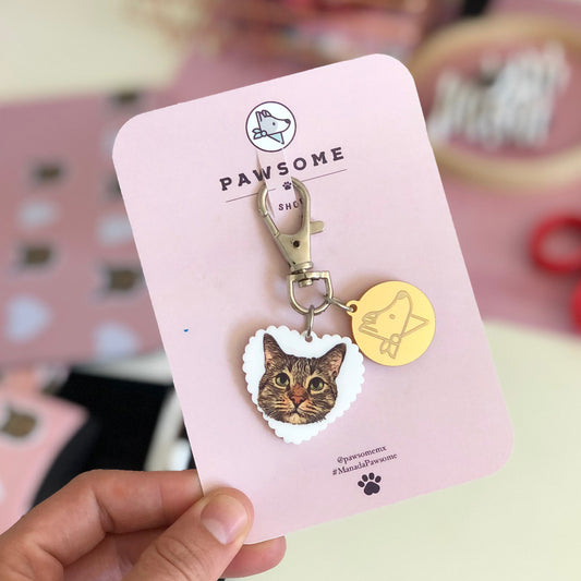 Bag Charm Personalizado Corazón | Pawsome SHOP