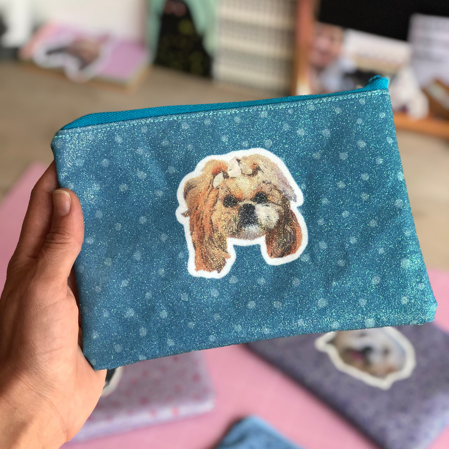 Estuche Personalizado Glitter