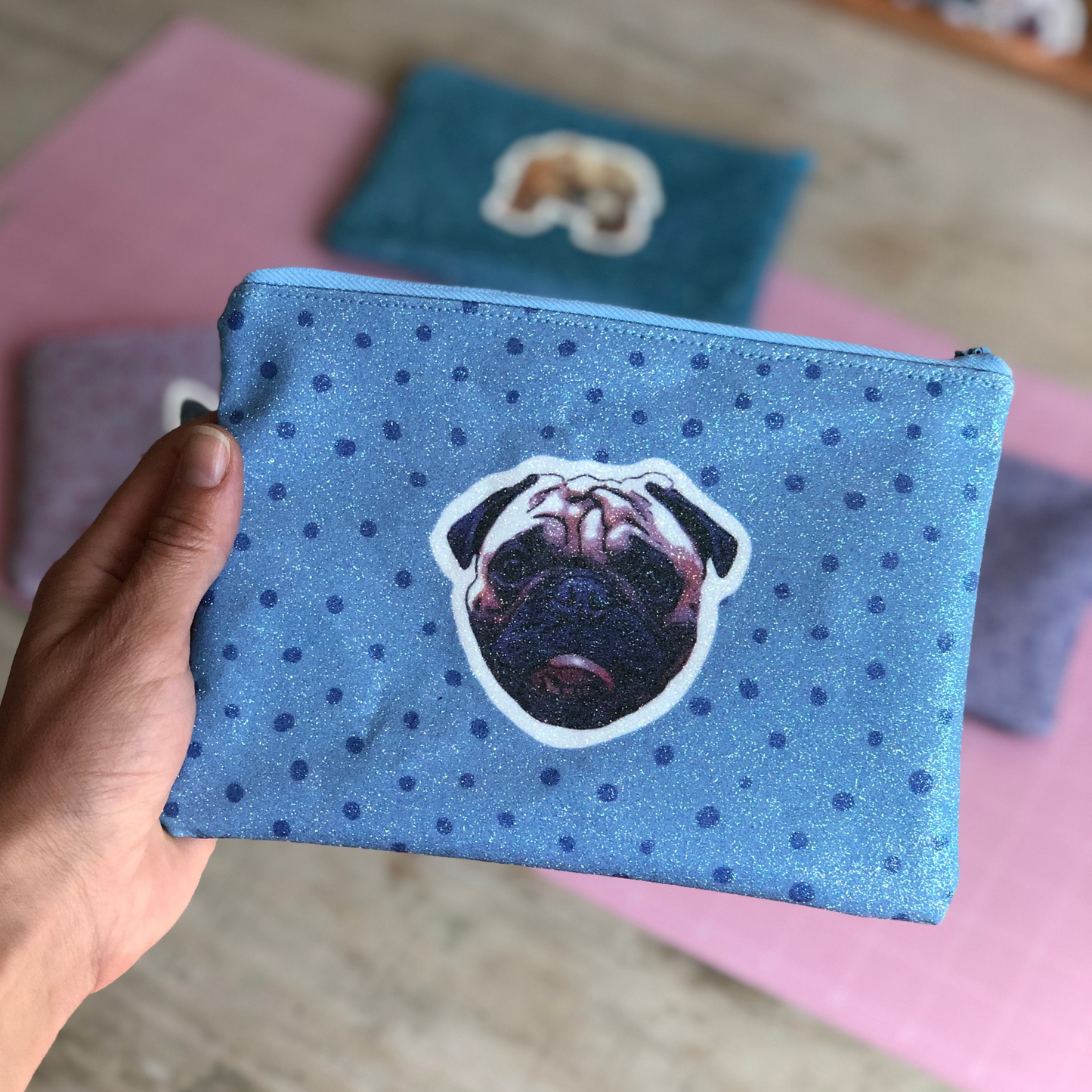 Estuche Personalizado Glitter
