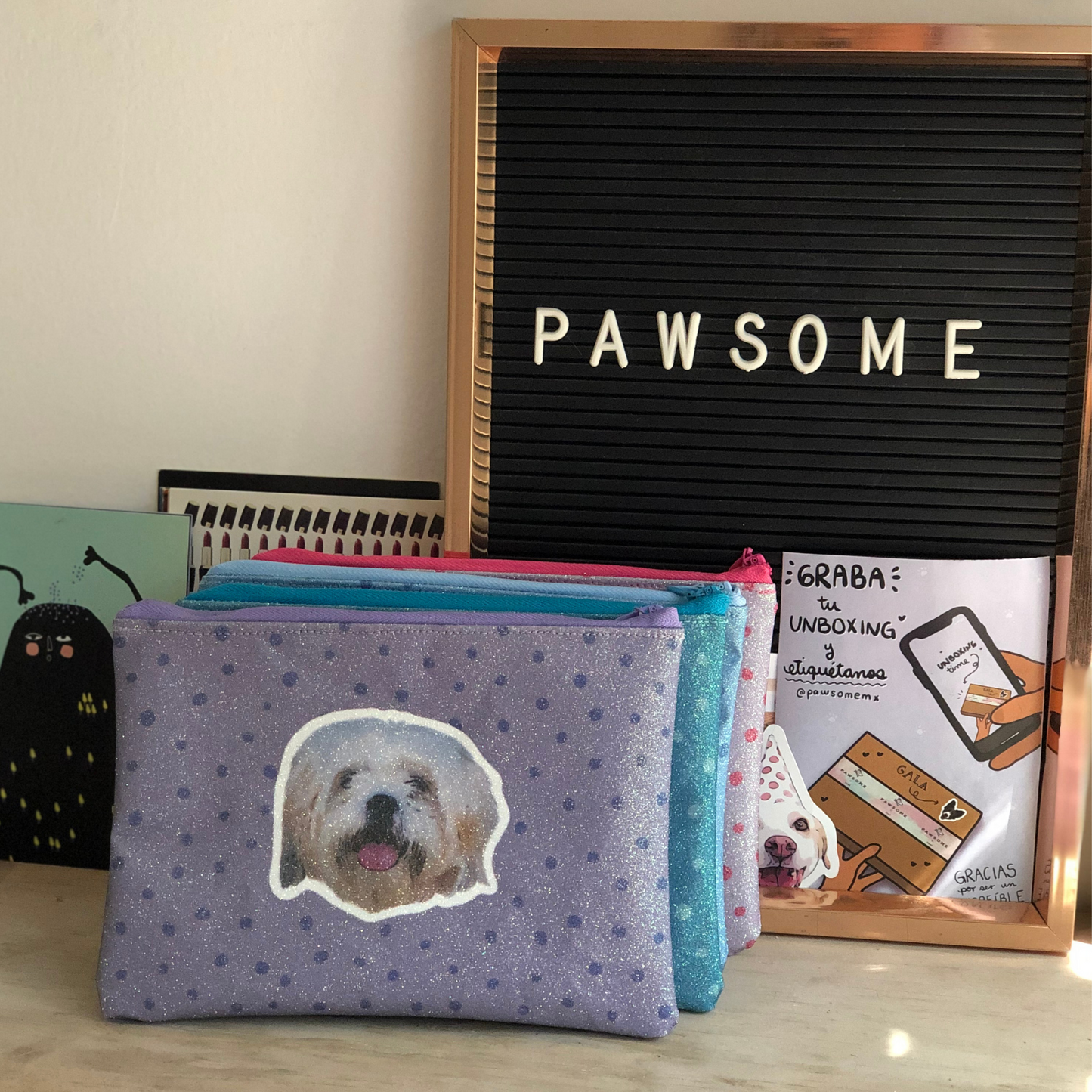 Estuche Personalizado Glitter