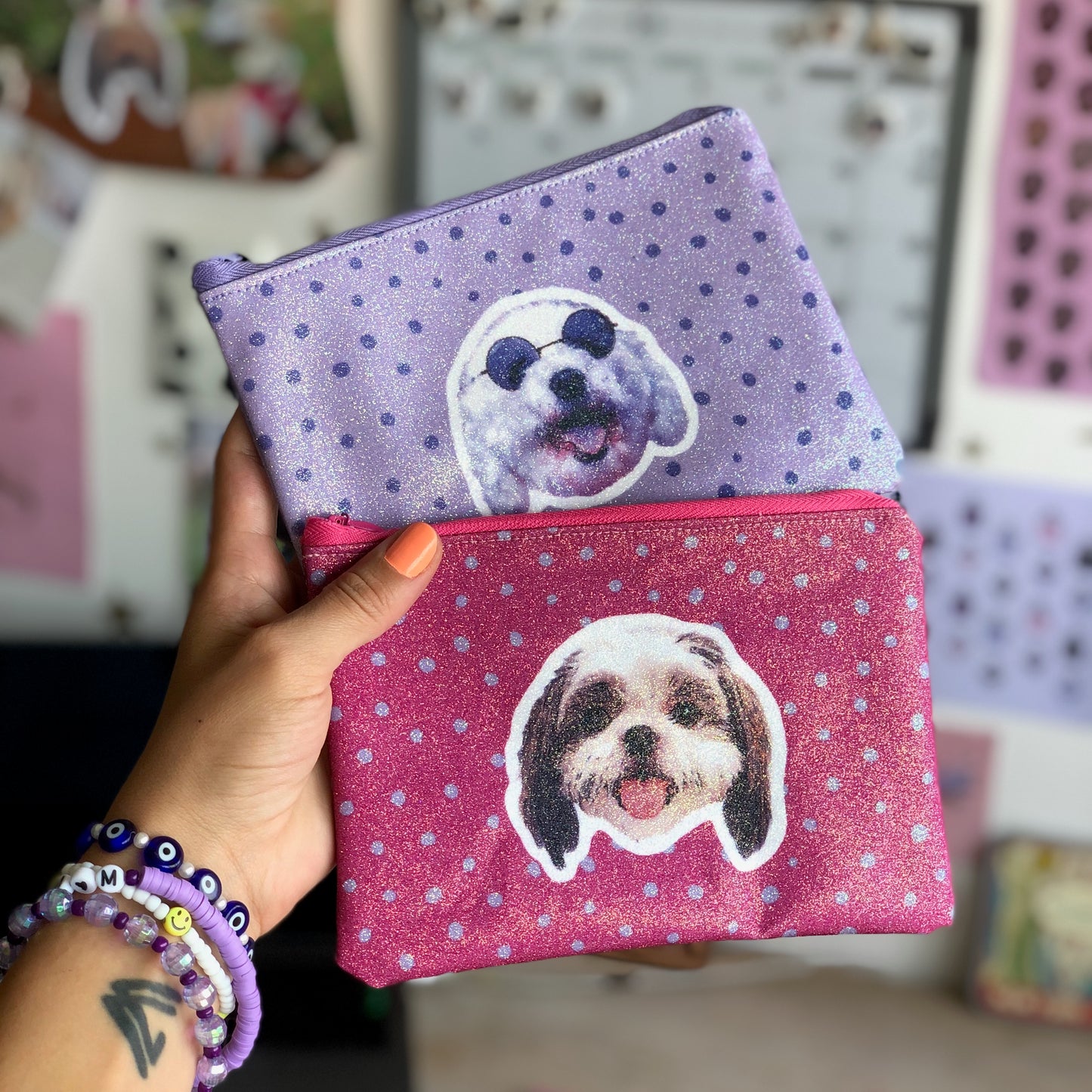 Estuche Personalizado Glitter