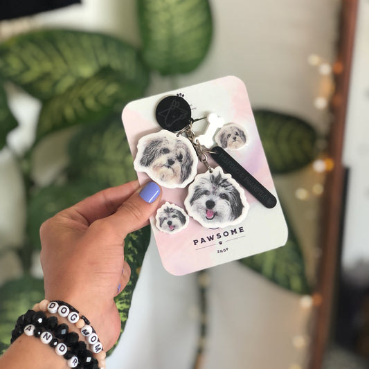 Llavero Personalizado DOS Caritas | Pawsome SHOP