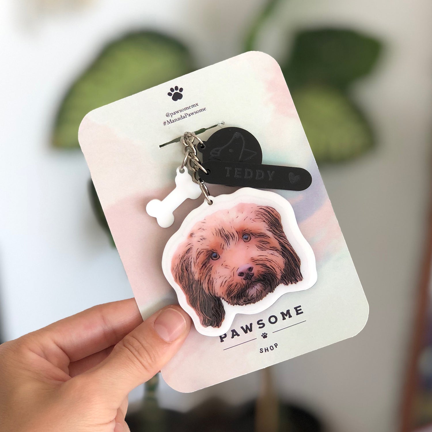 Llavero personalizado con foto de mascota – Regalos Mila
